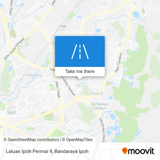 Laluan Ipoh Permai 9 map