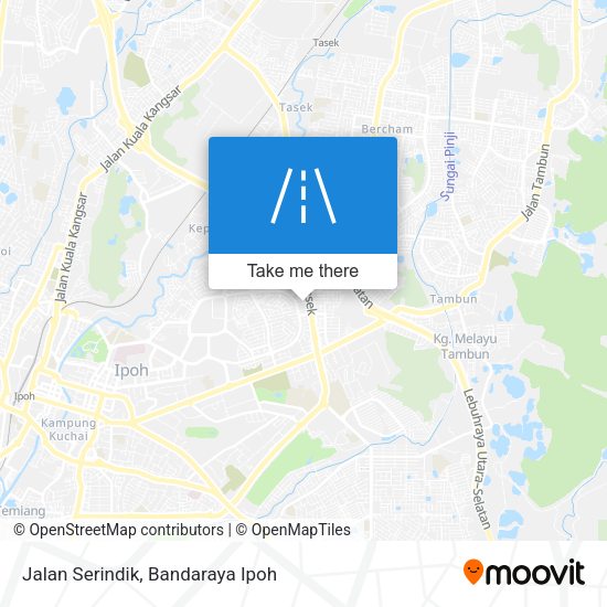 Peta Jalan Serindik