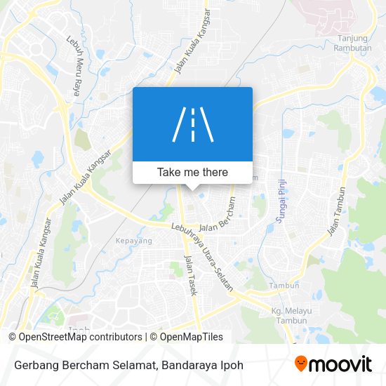 Peta Gerbang Bercham Selamat