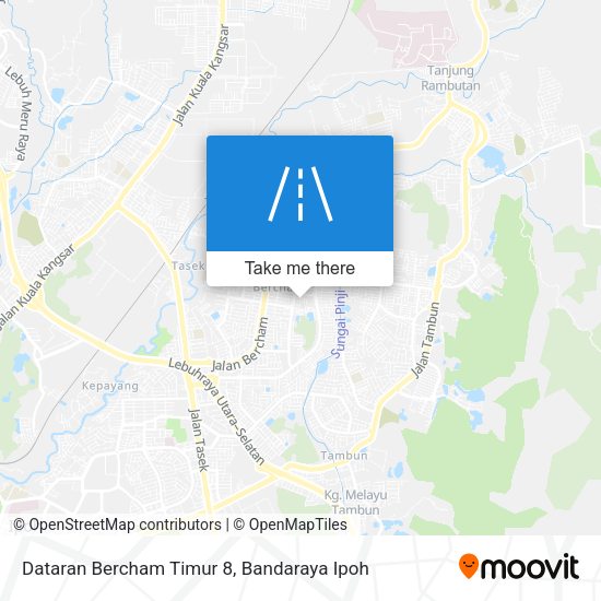 Dataran Bercham Timur 8 map