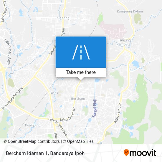 Bercham Idaman 1 map