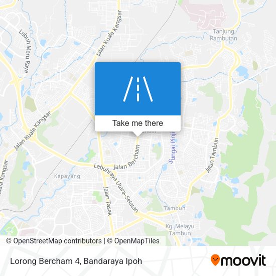 Lorong Bercham 4 map