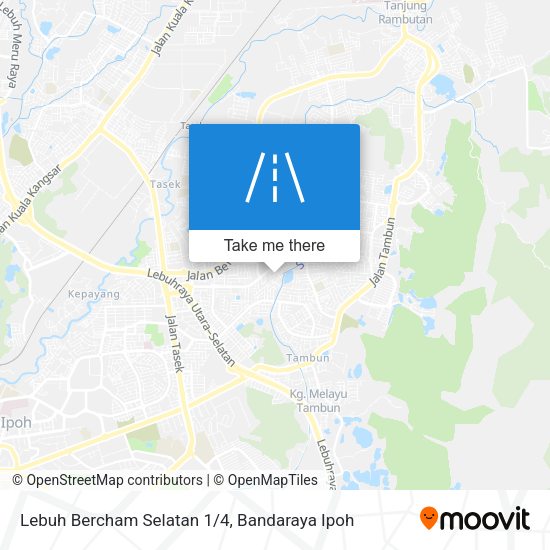 Lebuh Bercham Selatan 1/4 map