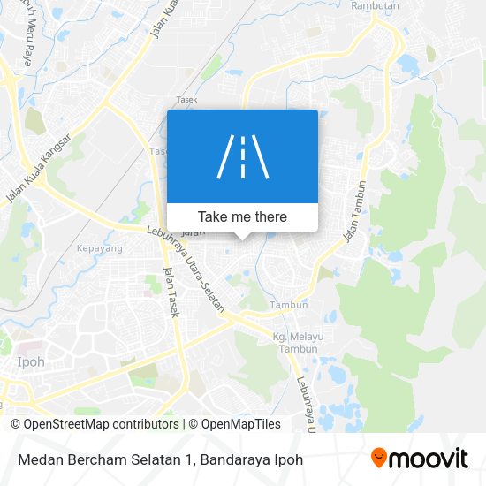 Medan Bercham Selatan 1 map