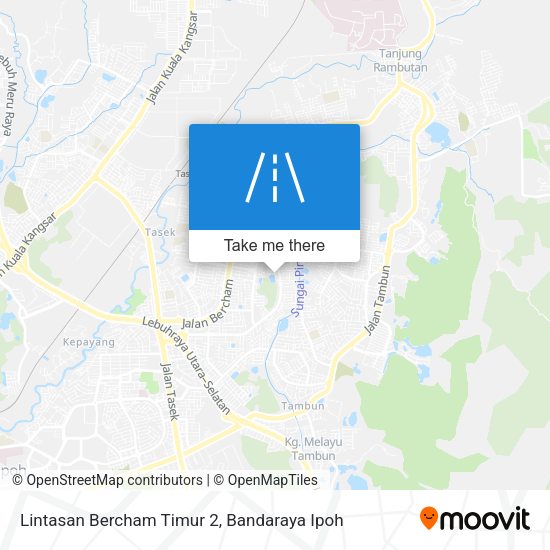 Peta Lintasan Bercham Timur 2