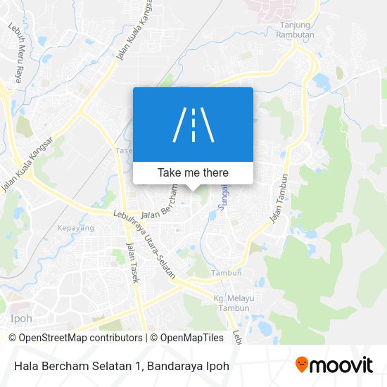 Hala Bercham Selatan 1 map