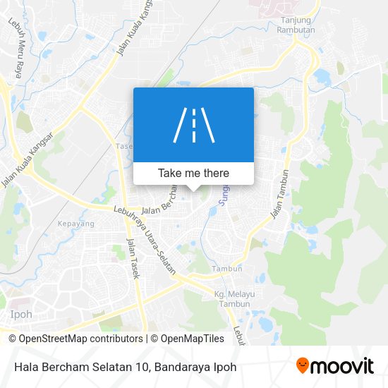 Peta Hala Bercham Selatan 10