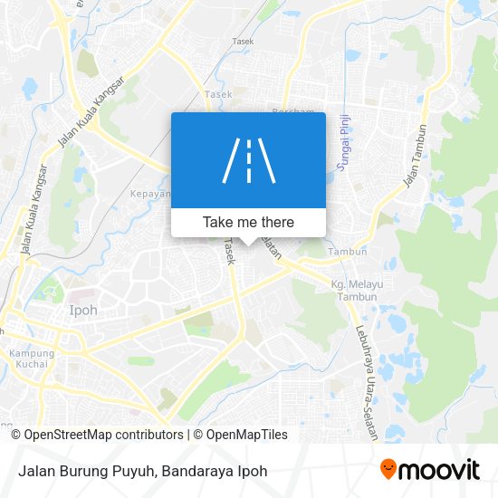 Jalan Burung Puyuh map