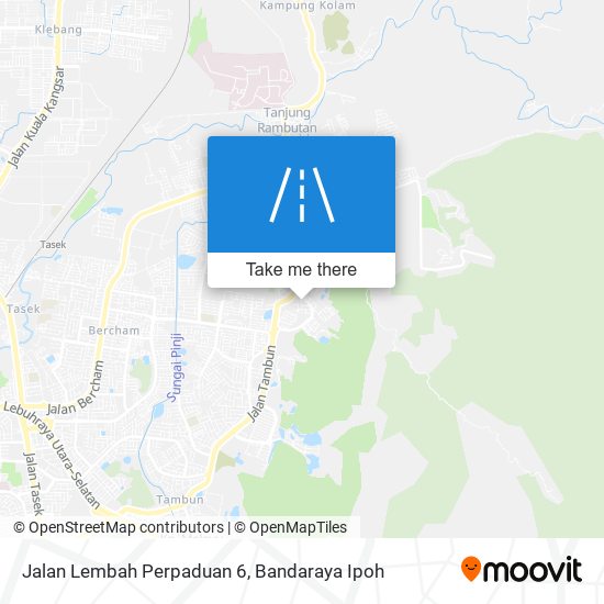 Jalan Lembah Perpaduan 6 map