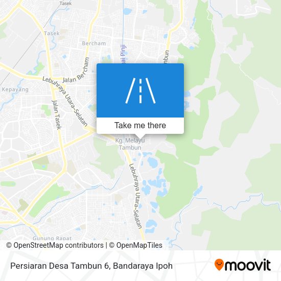 Peta Persiaran Desa Tambun 6