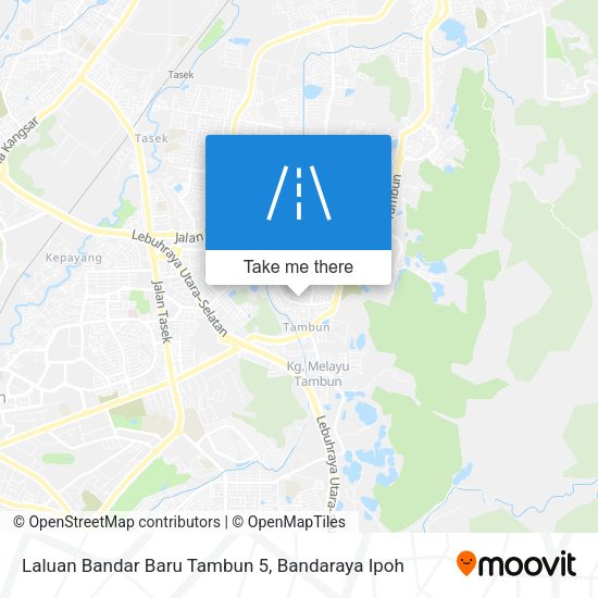 Peta Laluan Bandar Baru Tambun 5