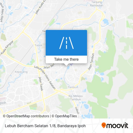 Peta Lebuh Bercham Selatan 1/8