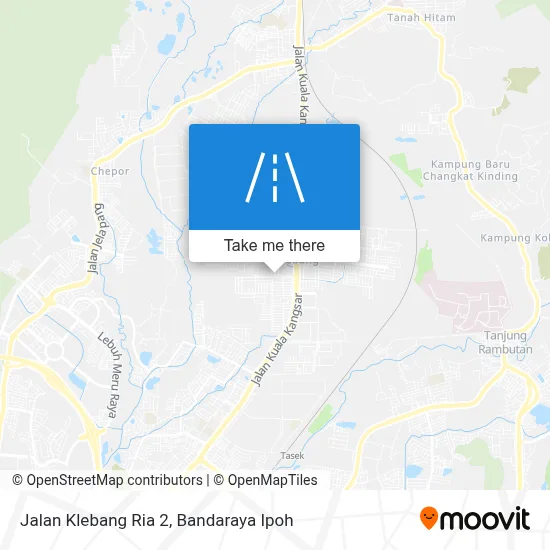Jalan Klebang Ria 2 map
