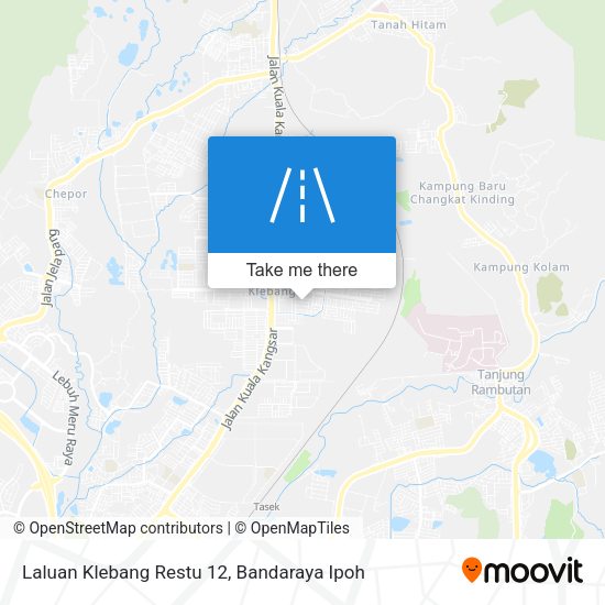 Peta Laluan Klebang Restu 12