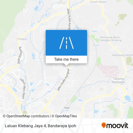 Laluan Klebang Jaya 4 map
