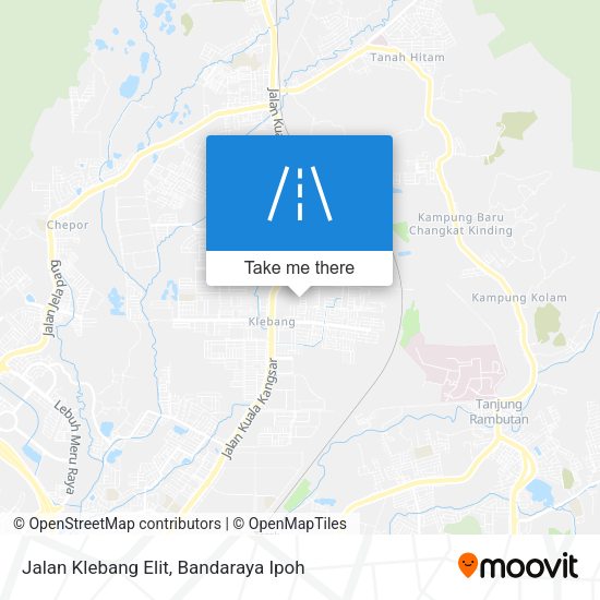 Peta Jalan Klebang Elit