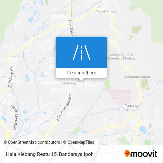 Peta Hala Klebang Restu 15