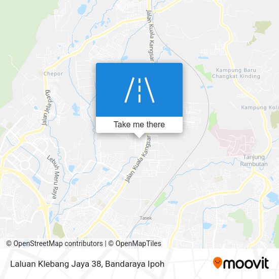 Peta Laluan Klebang Jaya 38