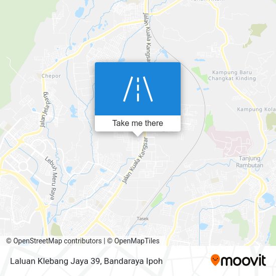 Laluan Klebang Jaya 39 map