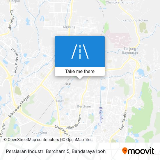 Peta Persiaran Industri Bercham 5