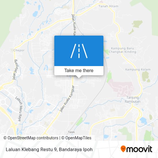 Peta Laluan Klebang Restu 9