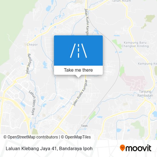 Laluan Klebang Jaya 41 map