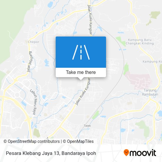 Peta Pesara Klebang Jaya 13