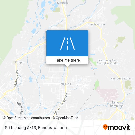 Sri Klebang A/13 map