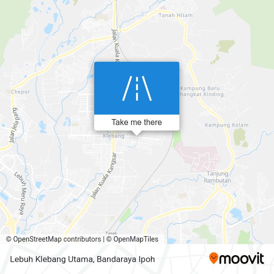 Lebuh Klebang Utama map