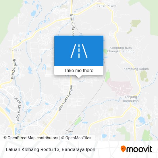Peta Laluan Klebang Restu 13