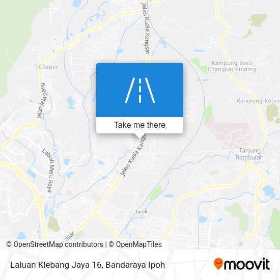 Peta Laluan Klebang Jaya 16