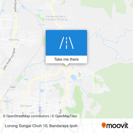 Peta Lorong Sungai Choh 10