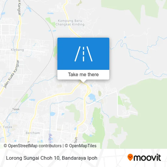 Lorong Sungai Choh 10 map