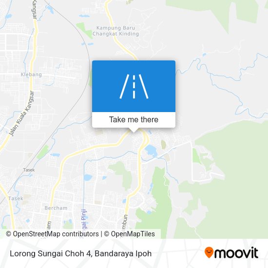 Lorong Sungai Choh 4 map