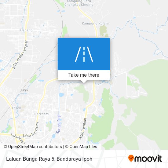 Laluan Bunga Raya 5 map