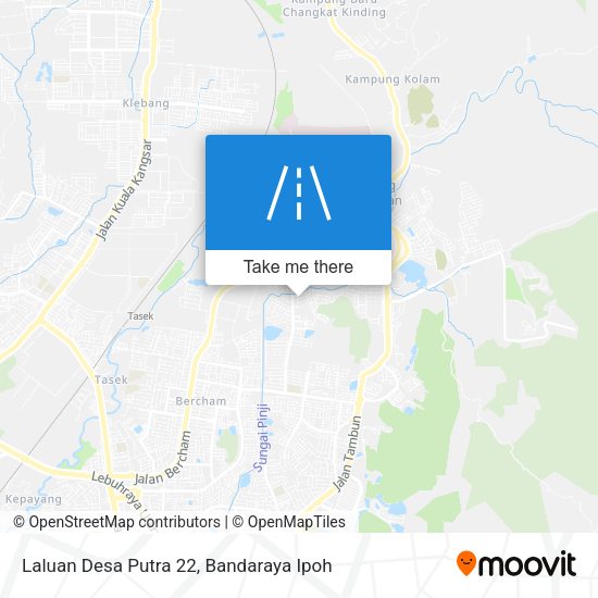 Laluan Desa Putra 22 map