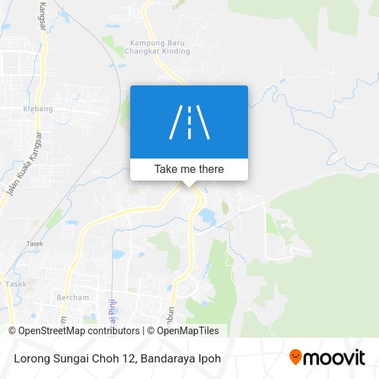 Lorong Sungai Choh 12 map