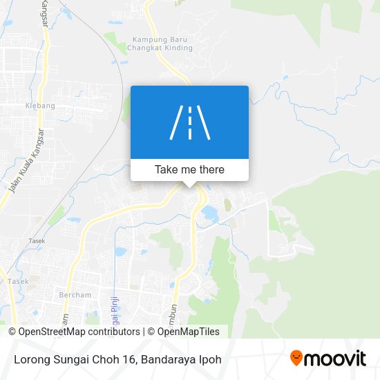 Lorong Sungai Choh 16 map