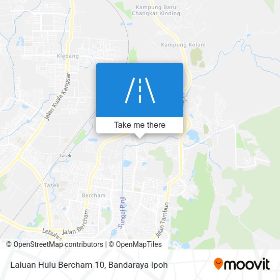 Laluan Hulu Bercham 10 map