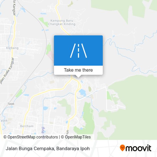 Peta Jalan Bunga Cempaka