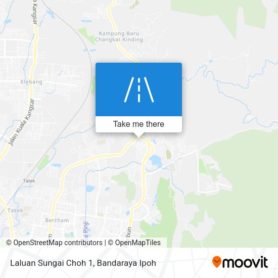 Laluan Sungai Choh 1 map
