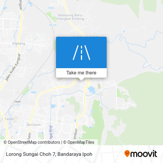 Peta Lorong Sungai Choh 7