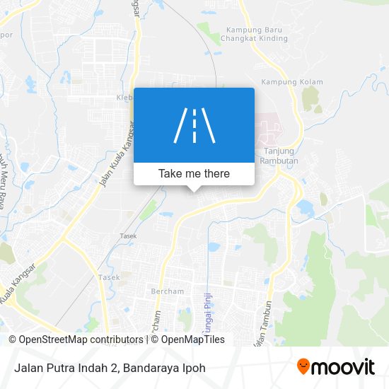 Peta Jalan Putra Indah 2