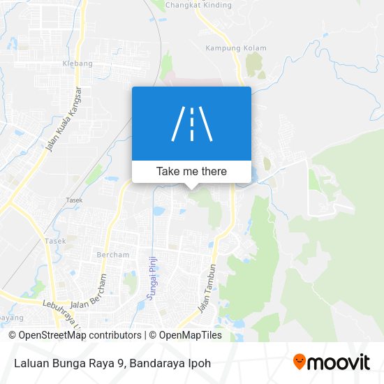 Laluan Bunga Raya 9 map