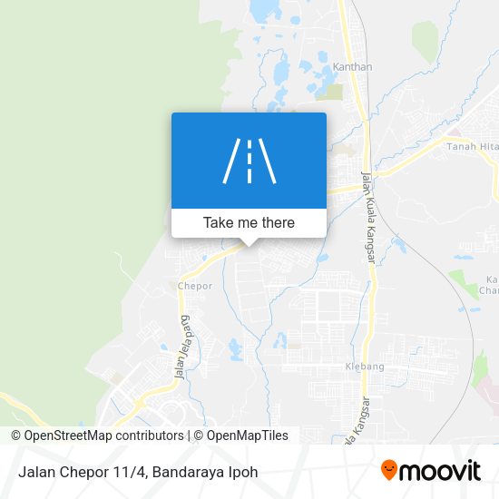 Jalan Chepor 11/4 map