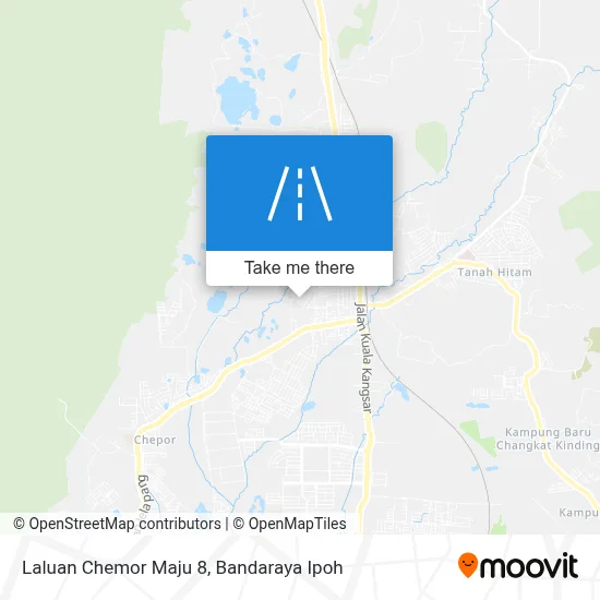 Laluan Chemor Maju 8 map