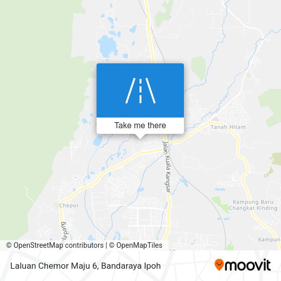 Laluan Chemor Maju 6 map