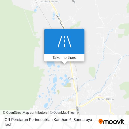 Off Persiaran Perindustrian Kanthan 6 map