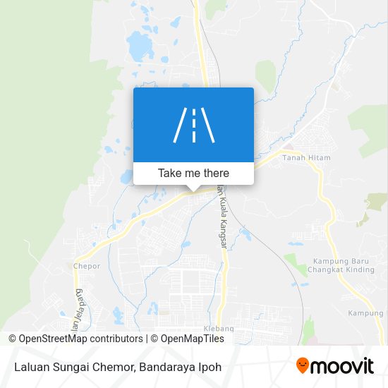 Laluan Sungai Chemor map