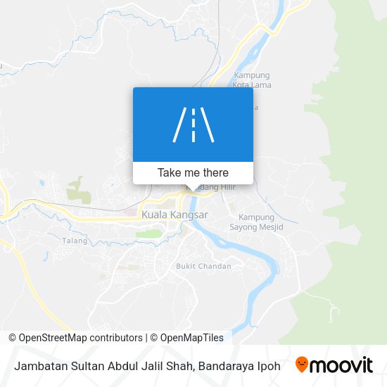 Peta Jambatan Sultan Abdul Jalil Shah